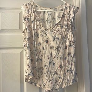 Velvet by Graham & Spencer floral butterfly blouse